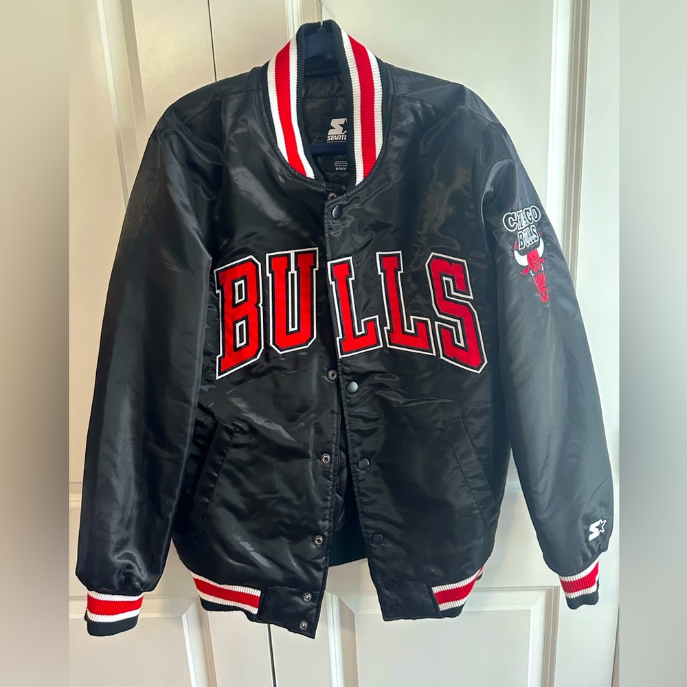 Chicago Bulls Satin Bomber Jacket